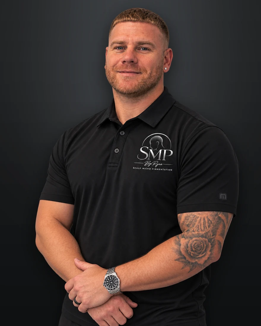 Ryno Aggenbach, scalp micropigmentation artist in Wellington